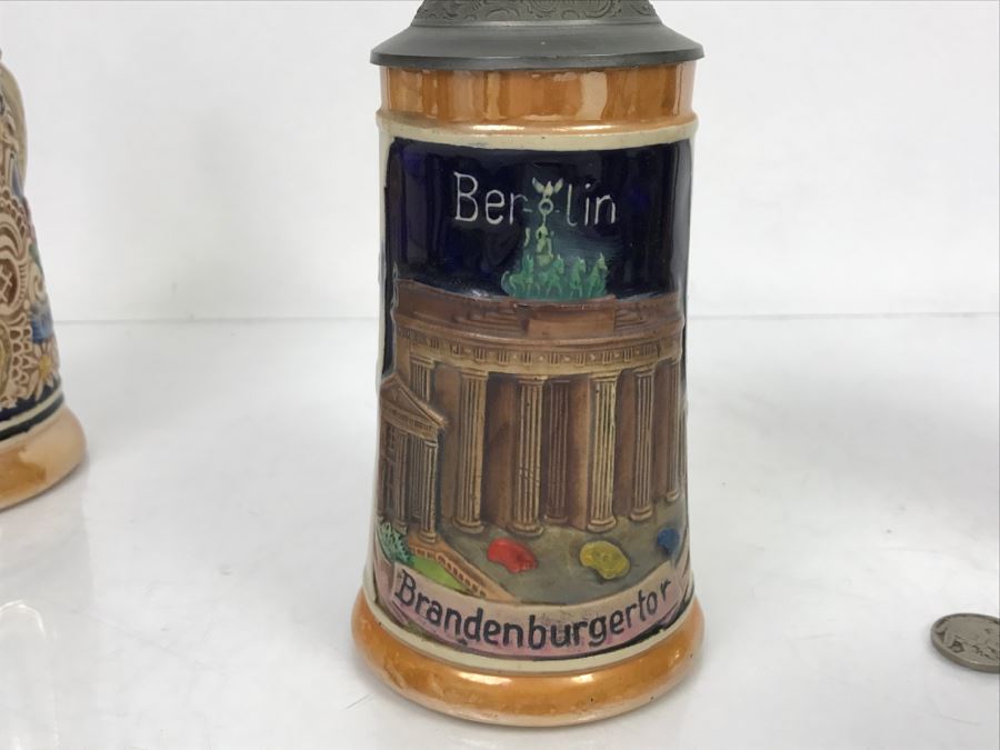 Set Of (5) German Beer Steins [Photo 21]