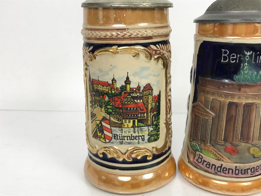 Set Of (5) German Beer Steins [Photo 7]