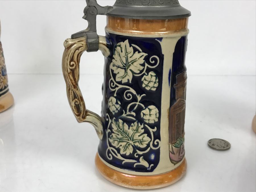 Set Of (5) German Beer Steins [Photo 23]