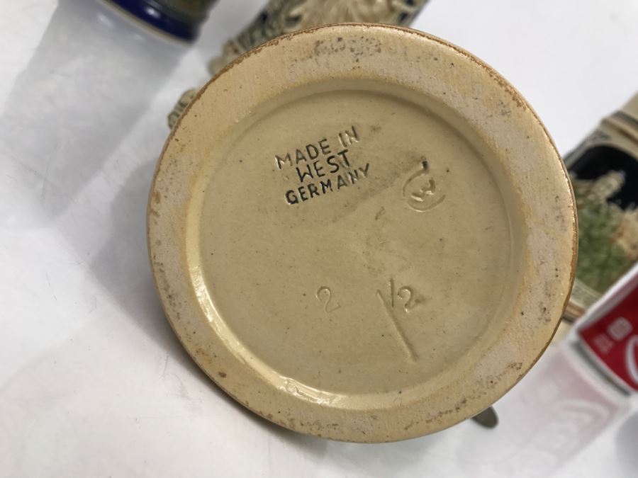 Set Of (4) German Beer Steins Mugs [Photo 10]