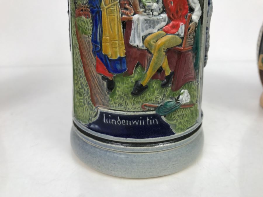 Set Of (4) German Beer Steins [Photo 8]