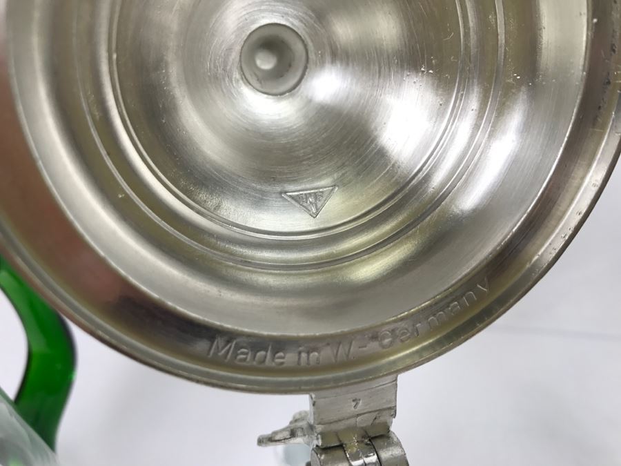 Set Of (4) Glass German Beer Steins [Photo 7]