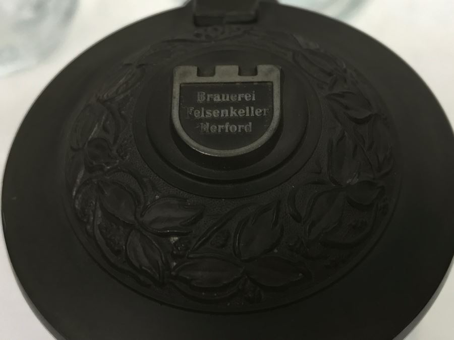 Set Of (4) Glass German Beer Steins [Photo 12]