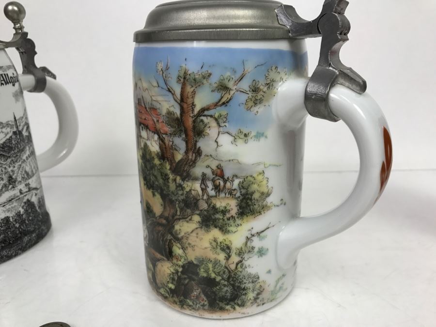 Set Of (3) German Beer Steins [Photo 13]