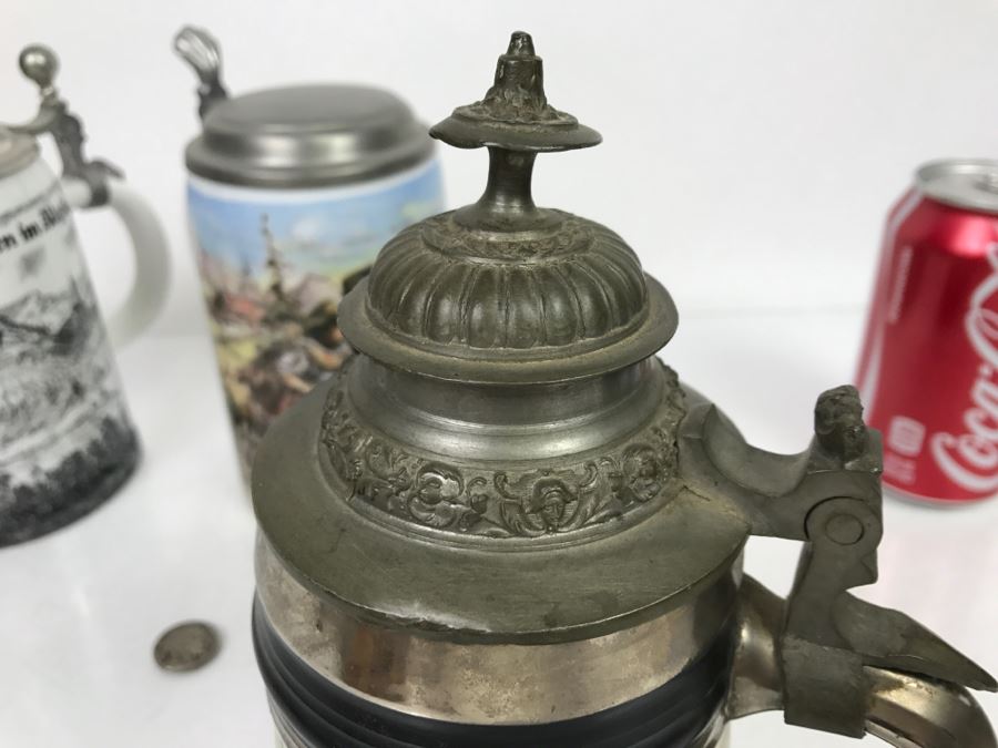 Set Of (3) German Beer Steins [Photo 6]