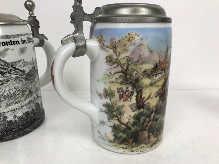 Set Of (3) German Beer Steins [Photo 11]