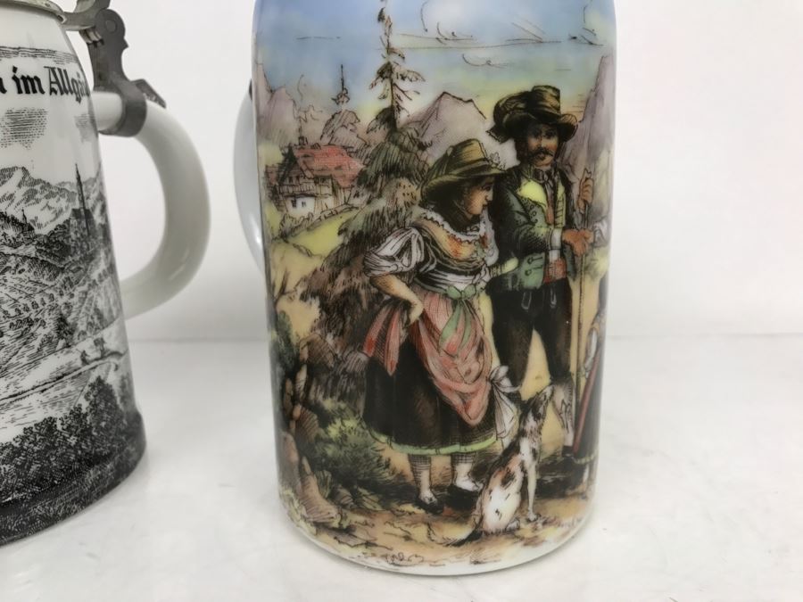 Set Of (3) German Beer Steins [Photo 10]