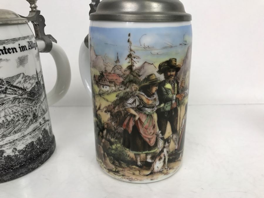 Set Of (3) German Beer Steins [Photo 9]