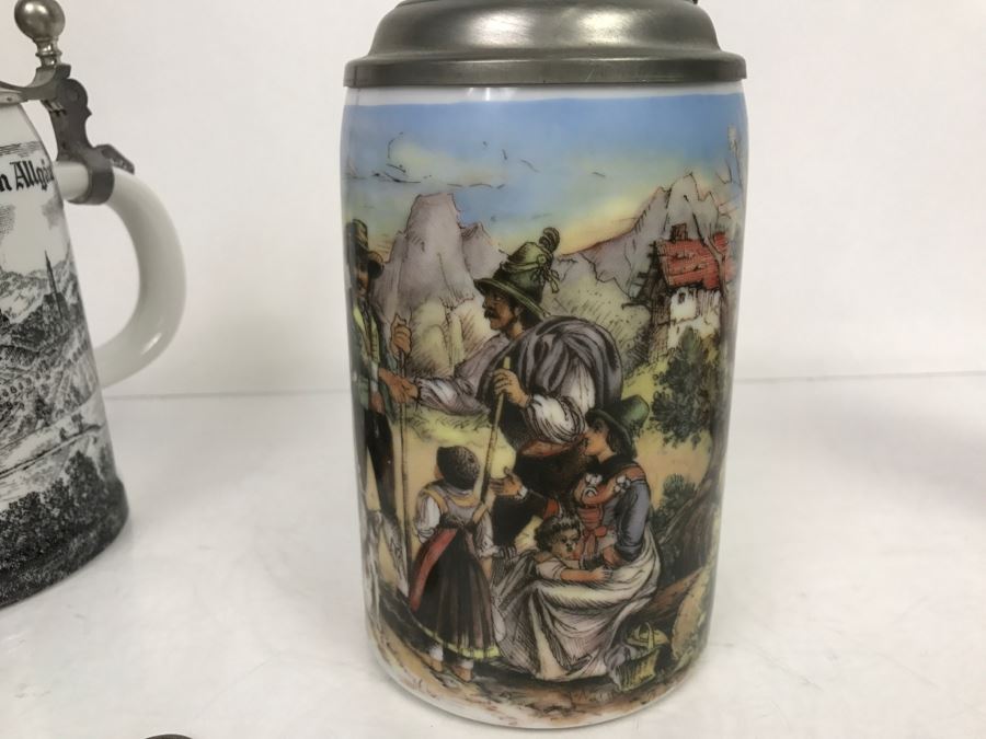 Set Of (3) German Beer Steins [Photo 12]