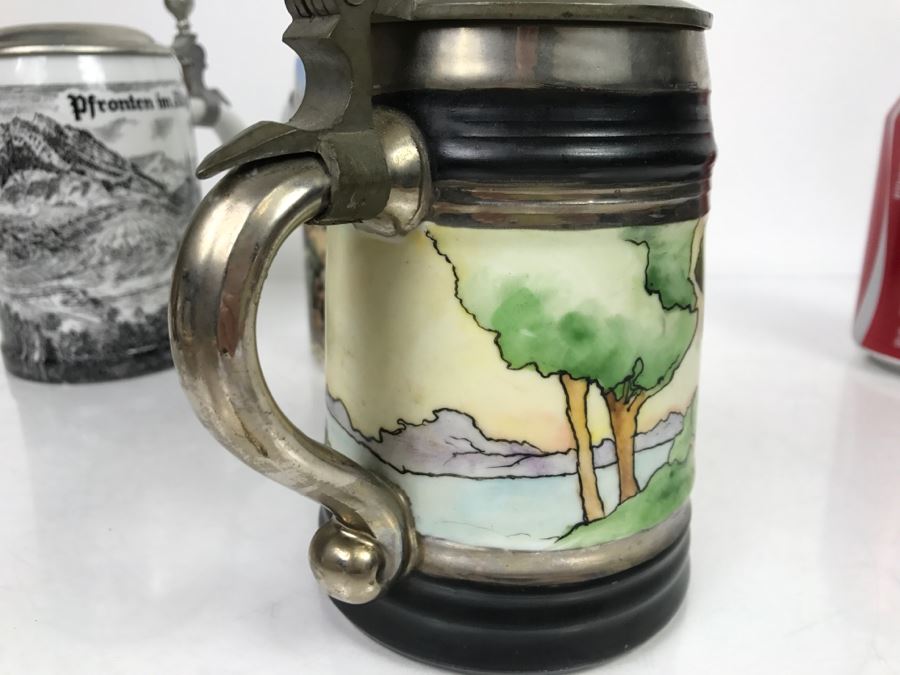 Set Of (3) German Beer Steins [Photo 3]