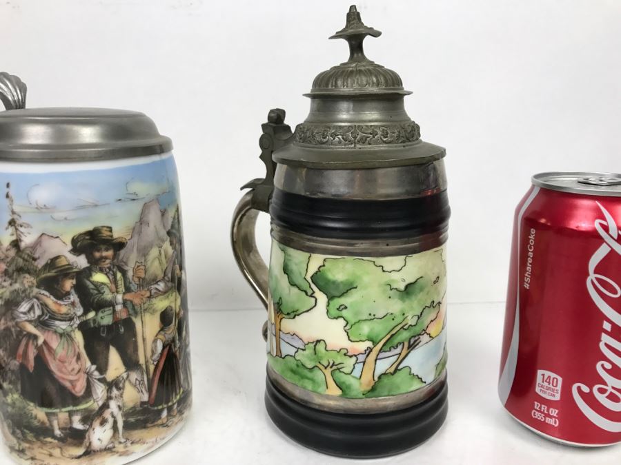 Set Of (3) German Beer Steins [Photo 2]