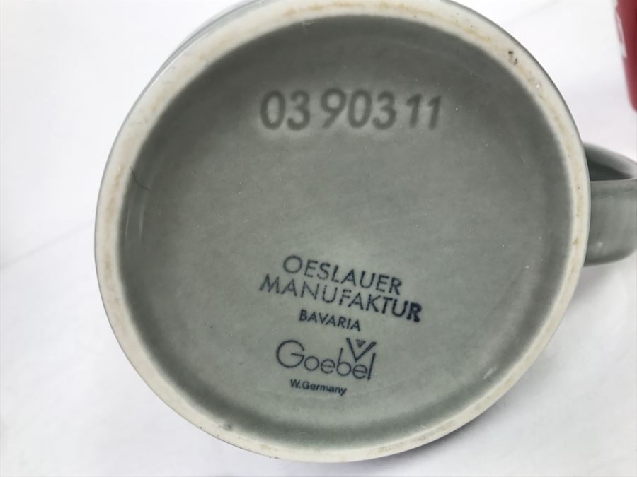 Set Of (4) German Beer Steins One Is Goebel [Photo 24]