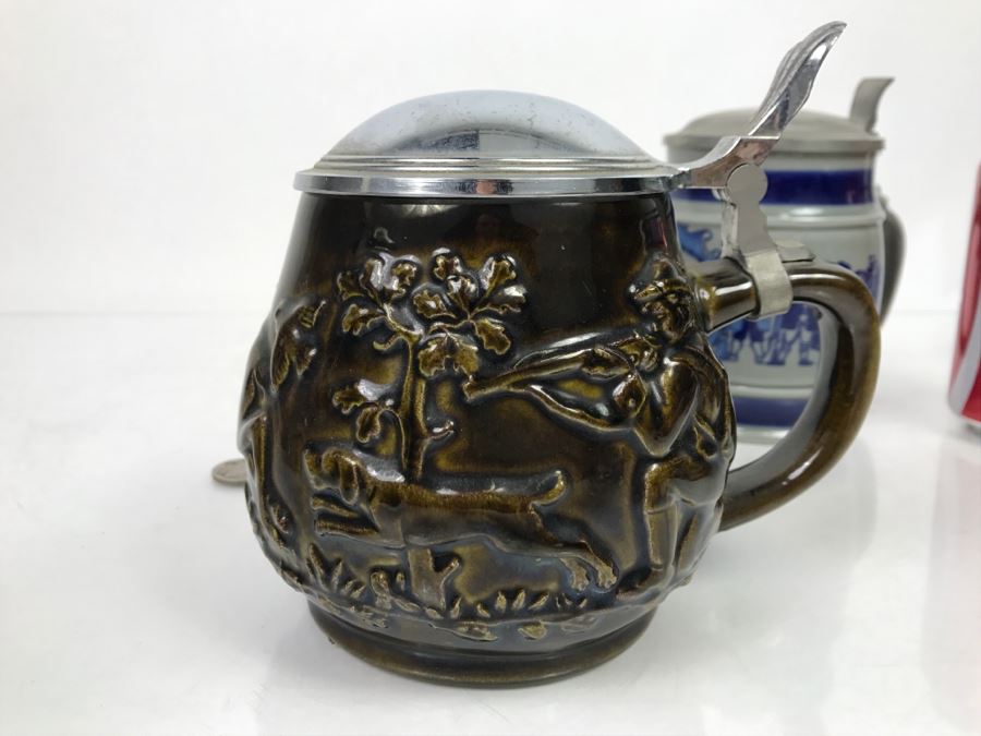 Set Of (4) German Beer Steins One Is Goebel [Photo 13]