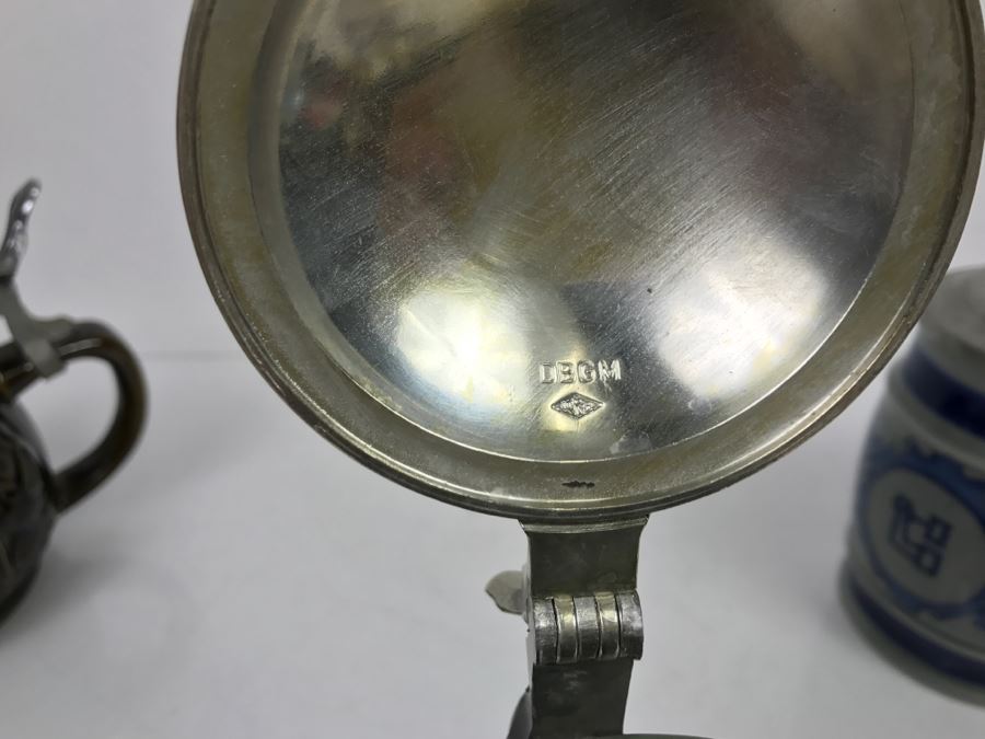 Set Of (4) German Beer Steins One Is Goebel [Photo 11]