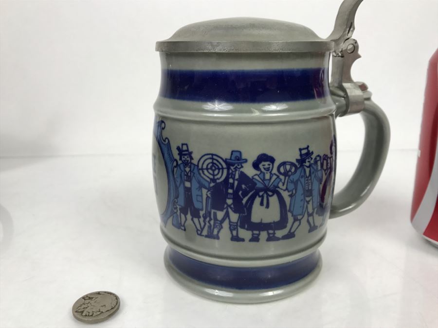 Set Of (4) German Beer Steins One Is Goebel [Photo 20]