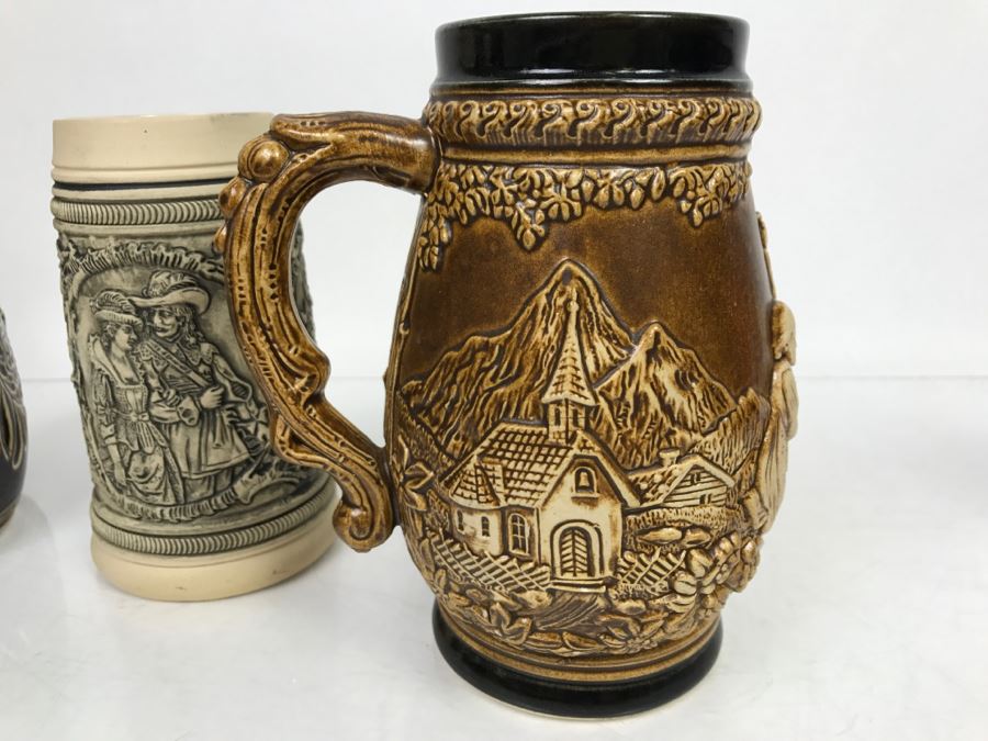 Set Of (4) Beer Steins [Photo 10]