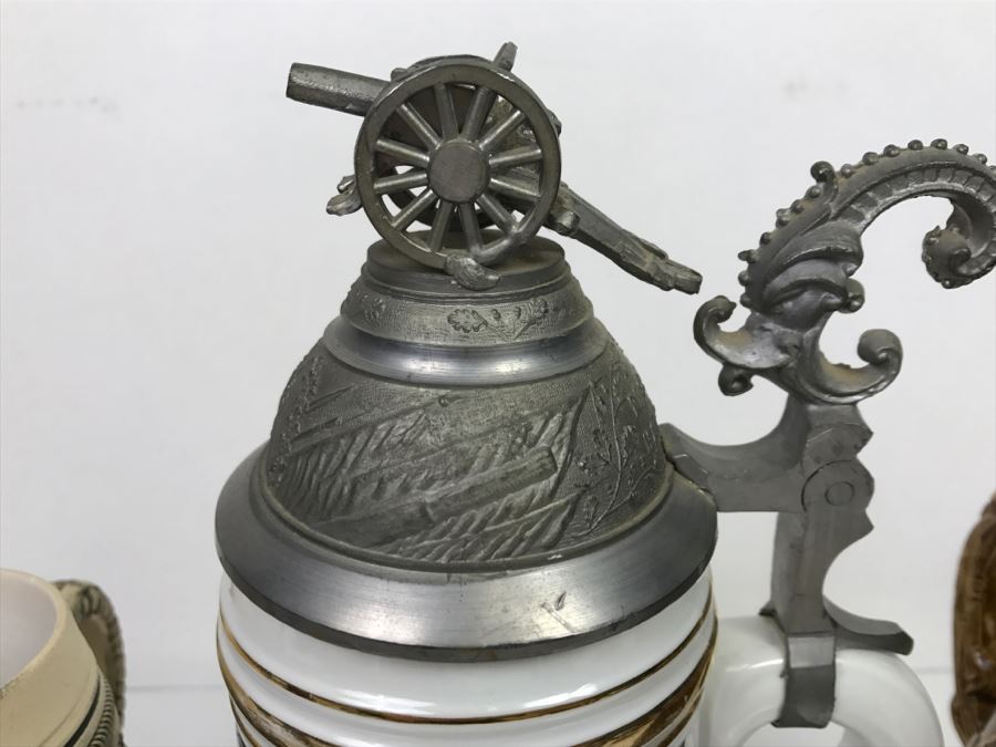 Set Of (4) Beer Steins [Photo 3]