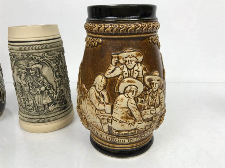 Set Of (4) Beer Steins [Photo 9]