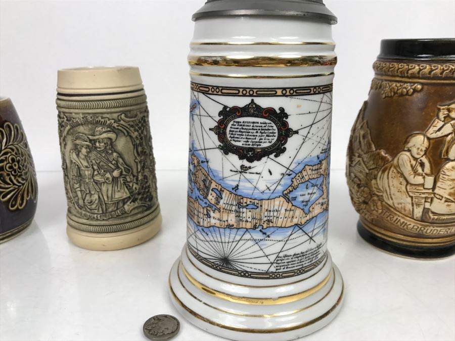 Set Of (4) Beer Steins [Photo 5]