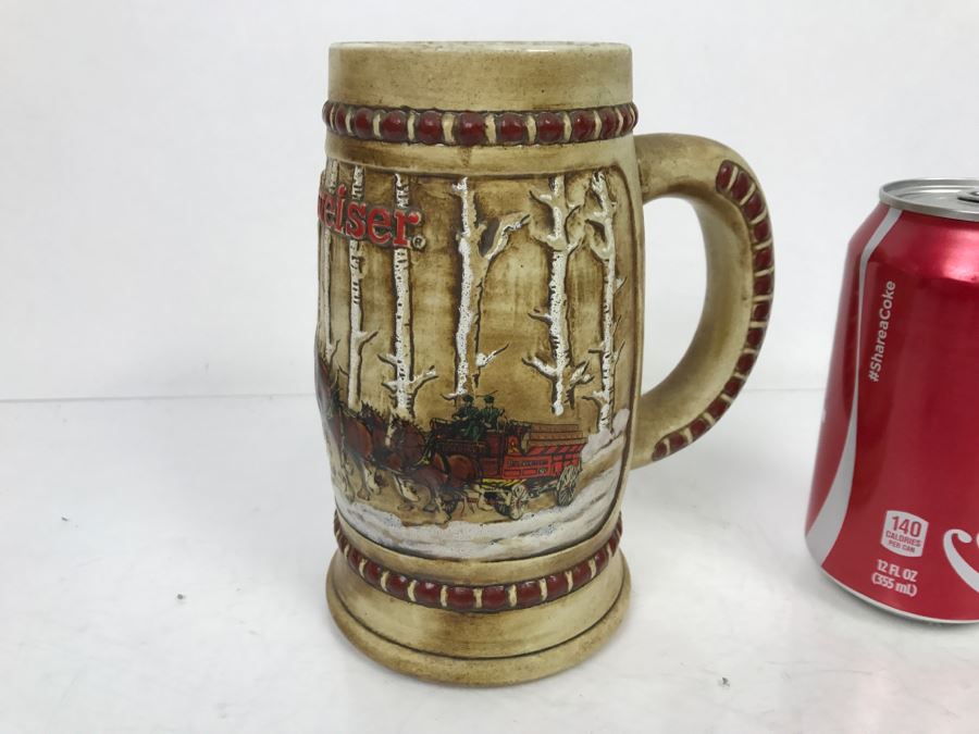 Budweiser Beer Stein Mug By Ceramarte