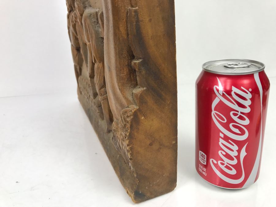 Large Wooden Deep Relief Carving [Photo 11]