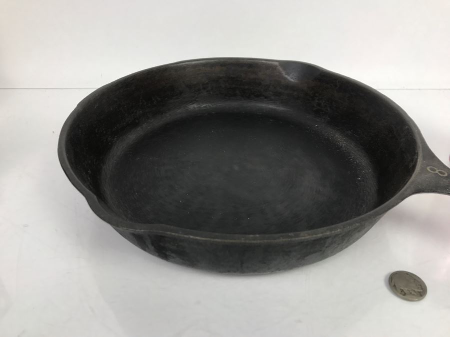 Vintage 10 1/2In Cast Iron Skillet With Lid Wagner Ware [Photo 4]