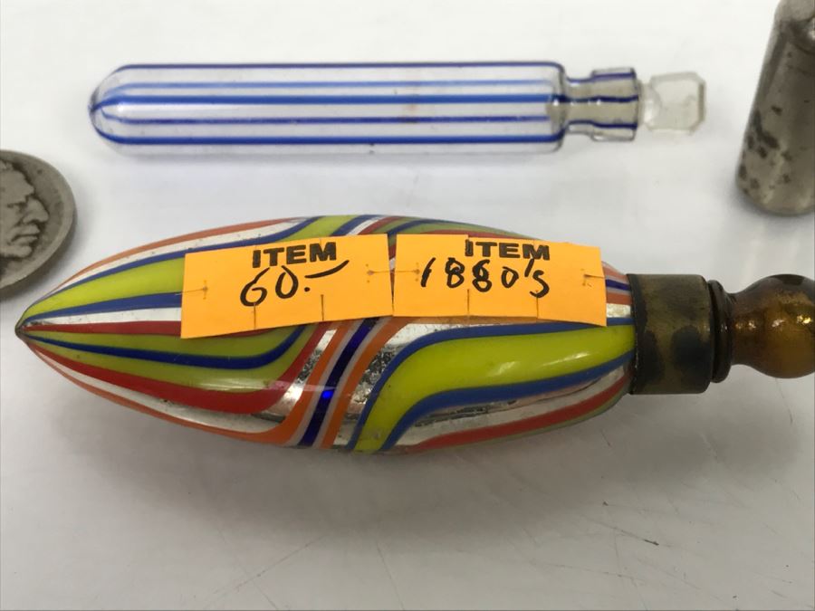 Vintage 1880's Glass Perfume Scent Bottle [Photo 4]