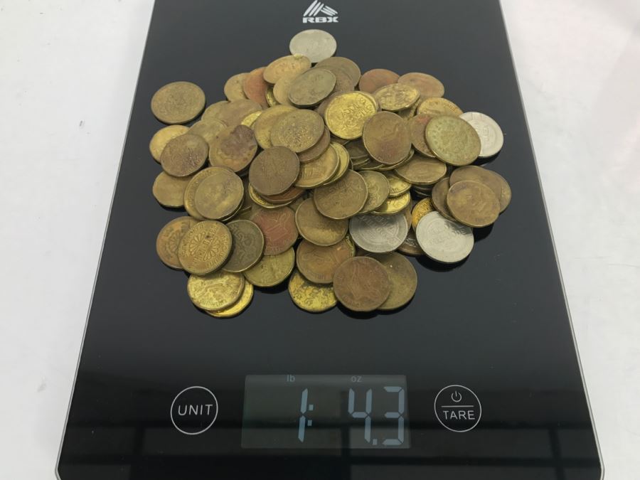 Various Game Tokens And Vintage Child's Mickey Mouse Spoon By Bonny Japan [Photo 12]