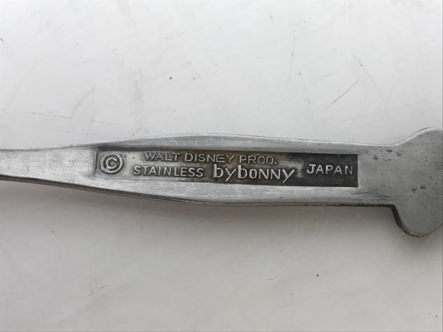 Various Game Tokens And Vintage Child's Mickey Mouse Spoon By Bonny Japan [Photo 4]
