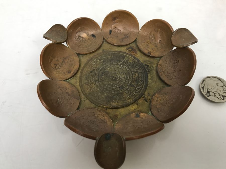 Vintage Ashtray Made Of Old Bent Coins [Photo 2]