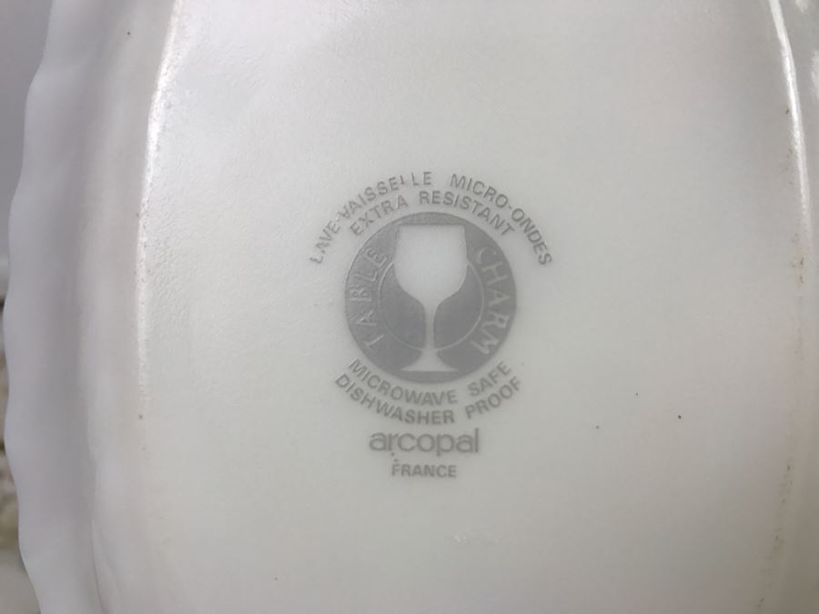 Large Set Apx 76 Pieces Of Arcopal France Dinnerware Plates Cups Bowls [Photo 16]