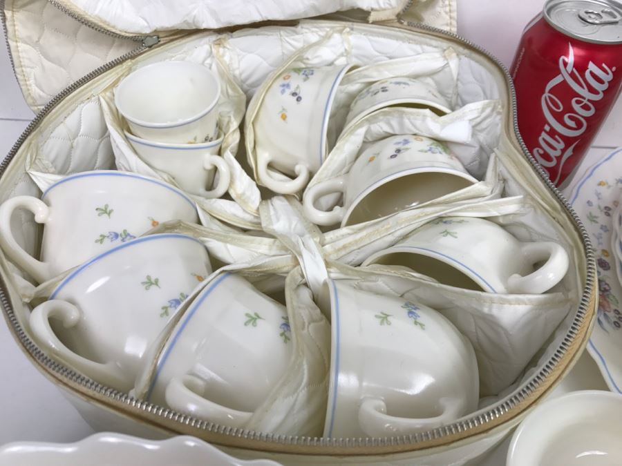 Large Set Apx 76 Pieces Of Arcopal France Dinnerware Plates Cups Bowls [Photo 13]