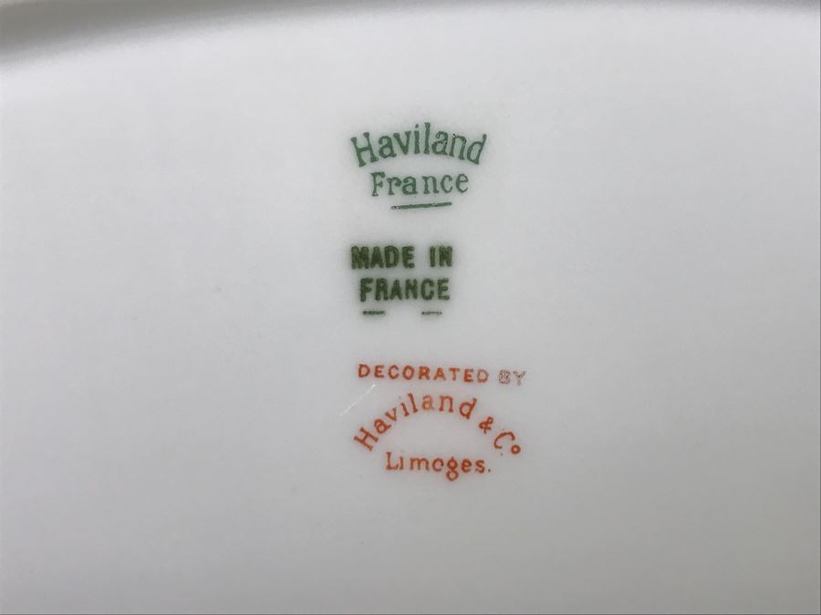 Haviland & Co Limoges China Set With Large Platter 10 Pieces [Photo 7]