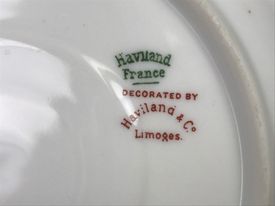 Haviland & Co Limoges China Set With Large Platter 10 Pieces [Photo 8]