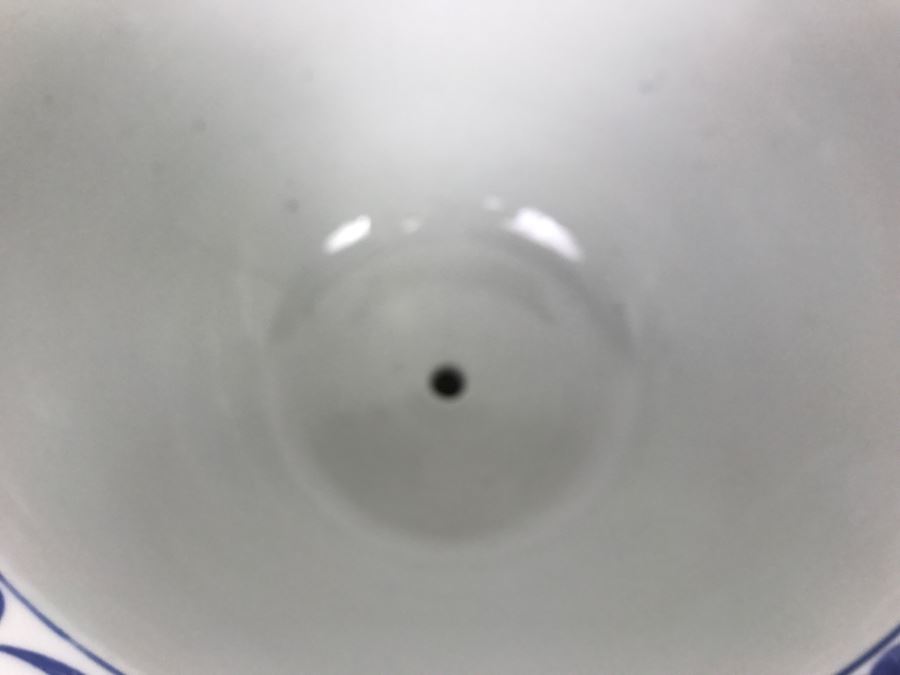 Contemporary Asian Blue And White Flower Pot Hand Painted In Thailand [Photo 7]