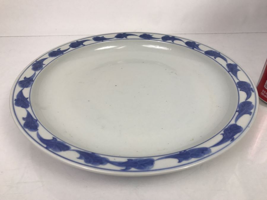 Contemporary Asian Blue And White Flower Pot Hand Painted In Thailand [Photo 9]