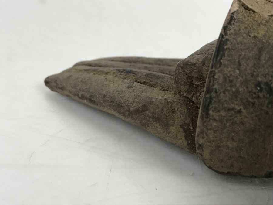 Unearthed Old Pottery Figure Head Artifact Of Unknown Origin [Photo 10]