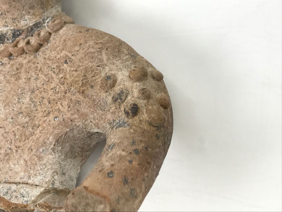 Old Pottery Figure Artifact Of Unknown Origin - Clean Break At Mid-Section Of Figure [Photo 6]
