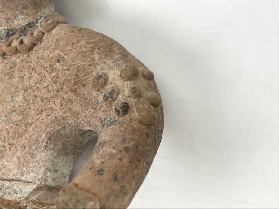 Old Pottery Figure Artifact Of Unknown Origin - Clean Break At Mid-Section Of Figure [Photo 5]