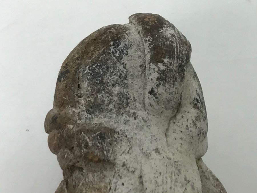 Old Pottery Figure Artifact Of Unknown Origin - Clean Break At Mid-Section Of Figure [Photo 21]