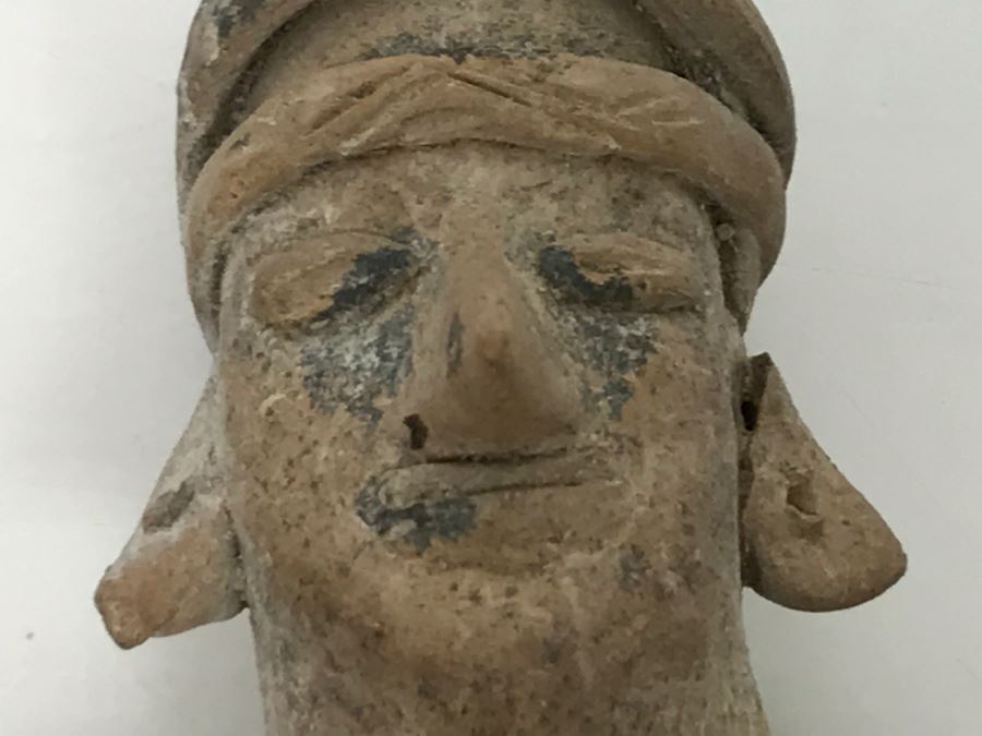 Old Pottery Figure Artifact Of Unknown Origin - Clean Break At Mid-Section Of Figure [Photo 10]