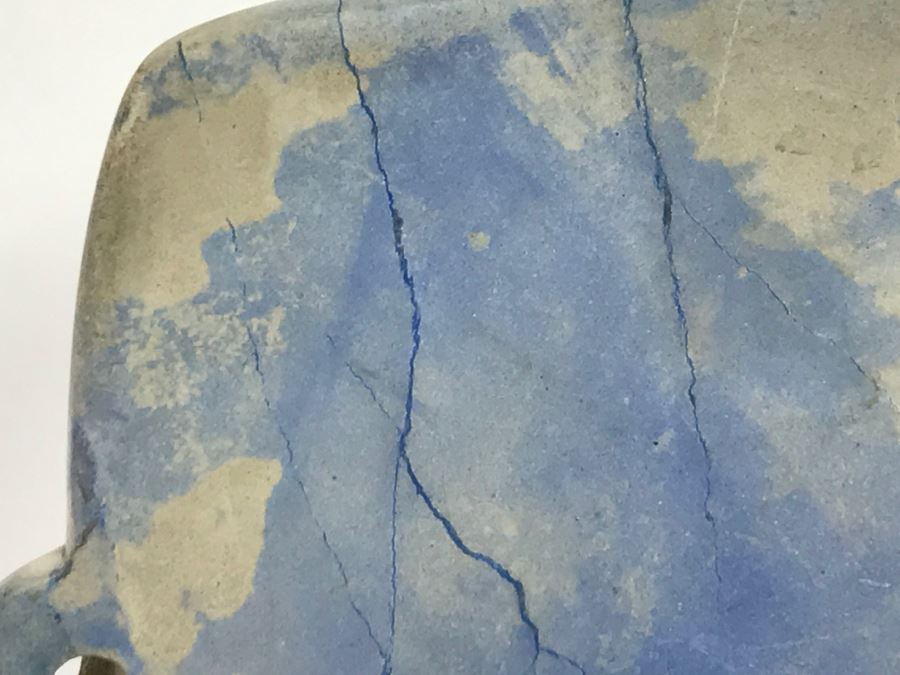 Smooth Carved Stone Face Artifact Of Unknown Origin 254g [Photo 12]