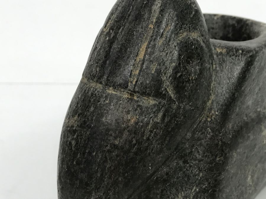 Antique Bird Effigy Steatite Native American Indian Pipe From Bartow County, Georgia [Photo 19]