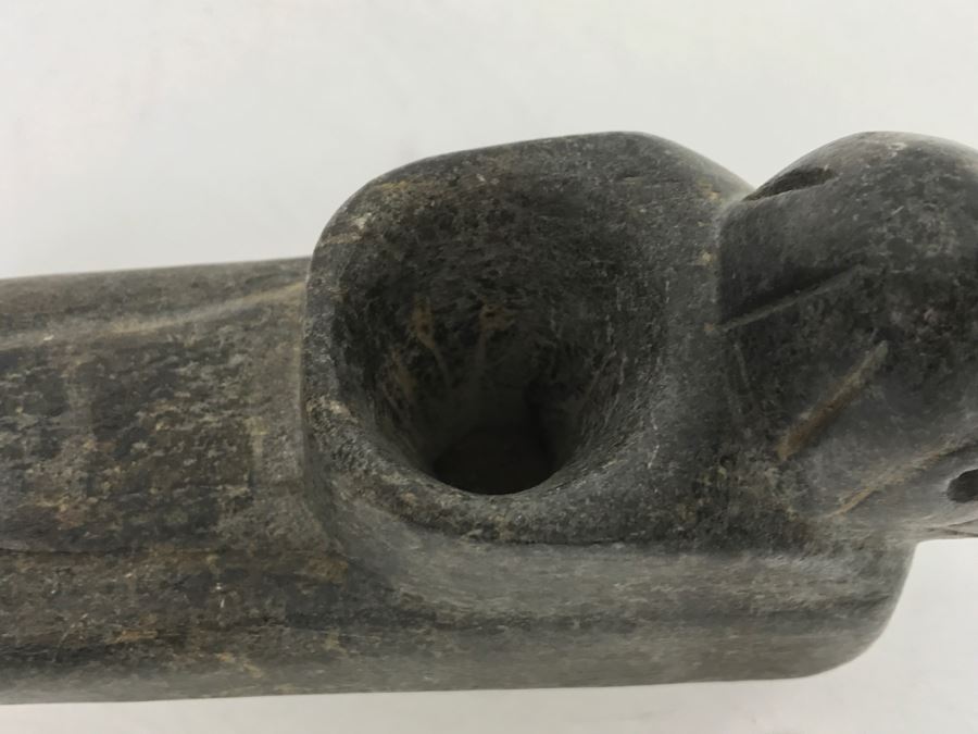 Antique Bird Effigy Steatite Native American Indian Pipe From Bartow County, Georgia [Photo 7]