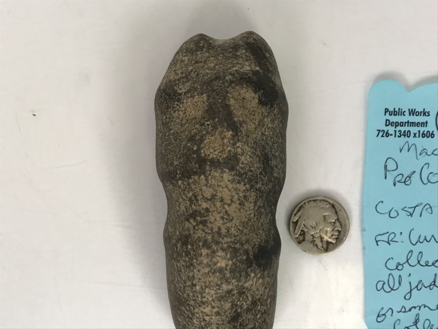 Pre-Columbian Mace Head From Costa Rica 322g [Photo 17]
