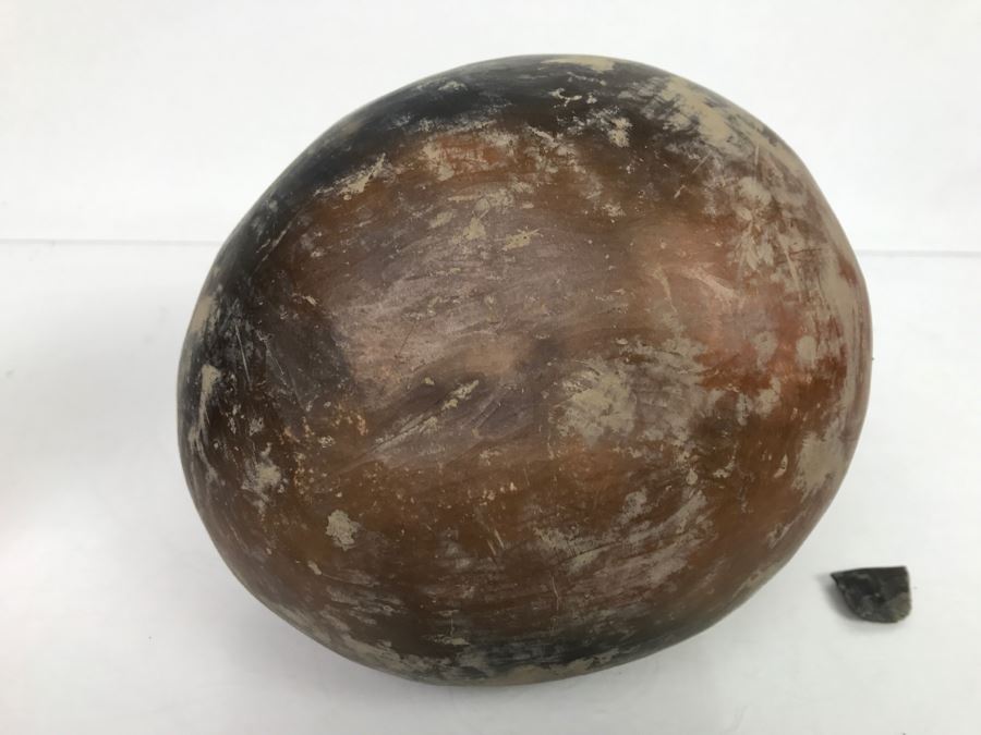 Old Pottery Pot With Frog Handle Of Unknown Origin [Photo 14]