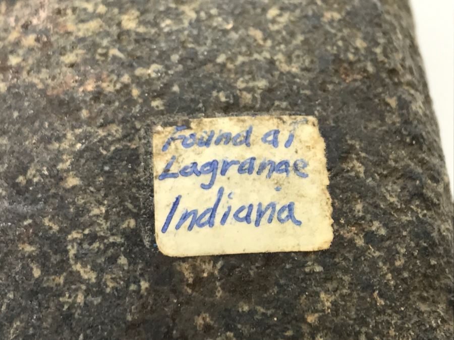Old Native American Carved Stone Celt Wood Working Tool Found At Lagrange, Indiana [Photo 5]