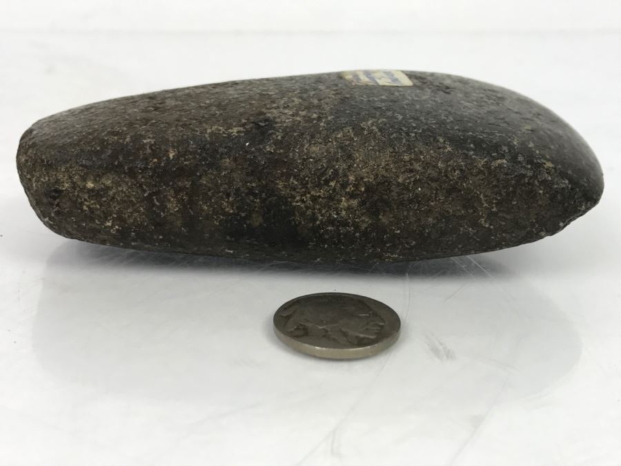 Old Native American Carved Stone Celt Wood Working Tool Found At Lagrange, Indiana [Photo 8]