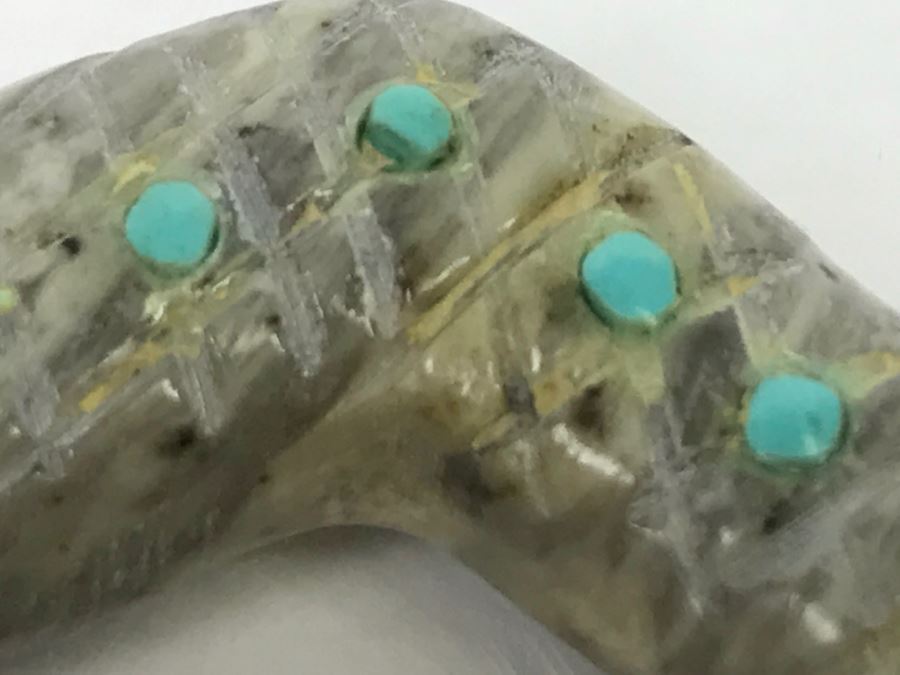 Native American Carved Stone Rattle Snake [Photo 14]