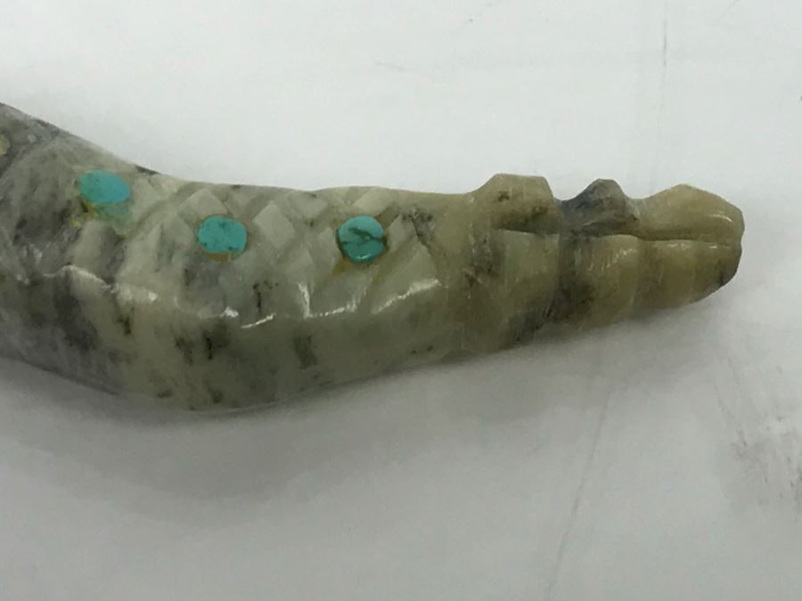 Native American Carved Stone Rattle Snake [Photo 5]